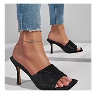 Square toe sandals